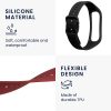 2 db kwmobile szíj készlet Samsung Galaxy Fit 2 telefonhoz, szilikon, fekete/piros, 53962.17