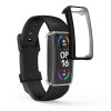 2 db Kwmobile tok készlet Fitbit Inspire 3/Inspire 2/Ace 3 készülékekhez, szilikon, átlátszó/fekete, 53870.05