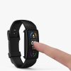 2 db Kwmobile tok készlet Fitbit Inspire 3/Inspire 2/Ace 3 készülékekhez, szilikon, átlátszó/fekete, 53870.05